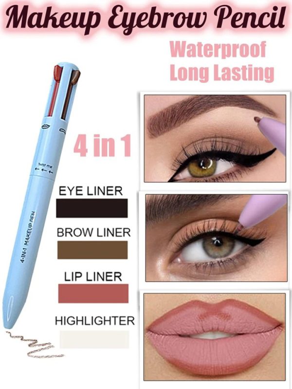 4 In 1 Waterproof Makeup Pen