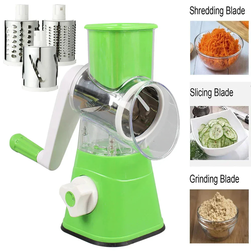 MANUAL VEGETABLE CUTTER/ ROUND SLICER GADGET