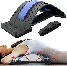 Back Stretcher Lumbar Back Pain Relief Multi-level Back Massager Device