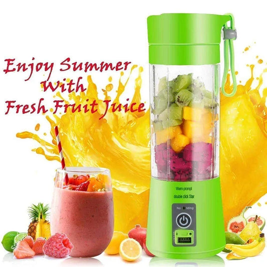 Portable Mini 6 Blade Juicer Blender (Rechargeable)