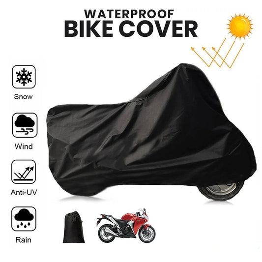 Waterproof Bike Cover, Universal Motorcycle Bike Top Cover, Anti Scratch Full Bike Cover, Bike Parking Cover