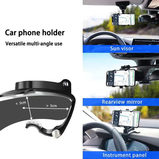Dashboard car phone holder 360º
