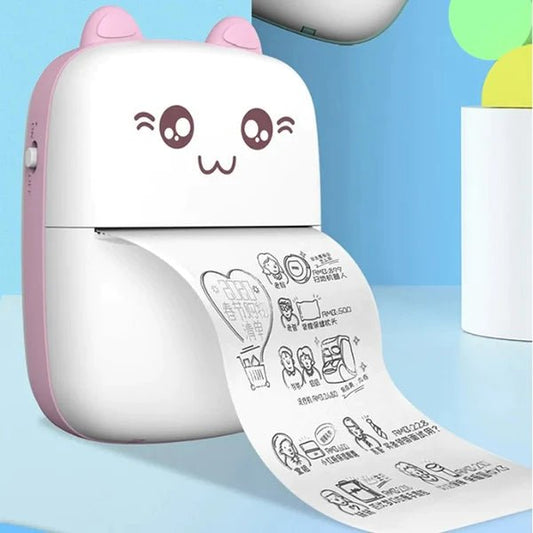 Portable Bluetooth Mini Printer with USB Charge
